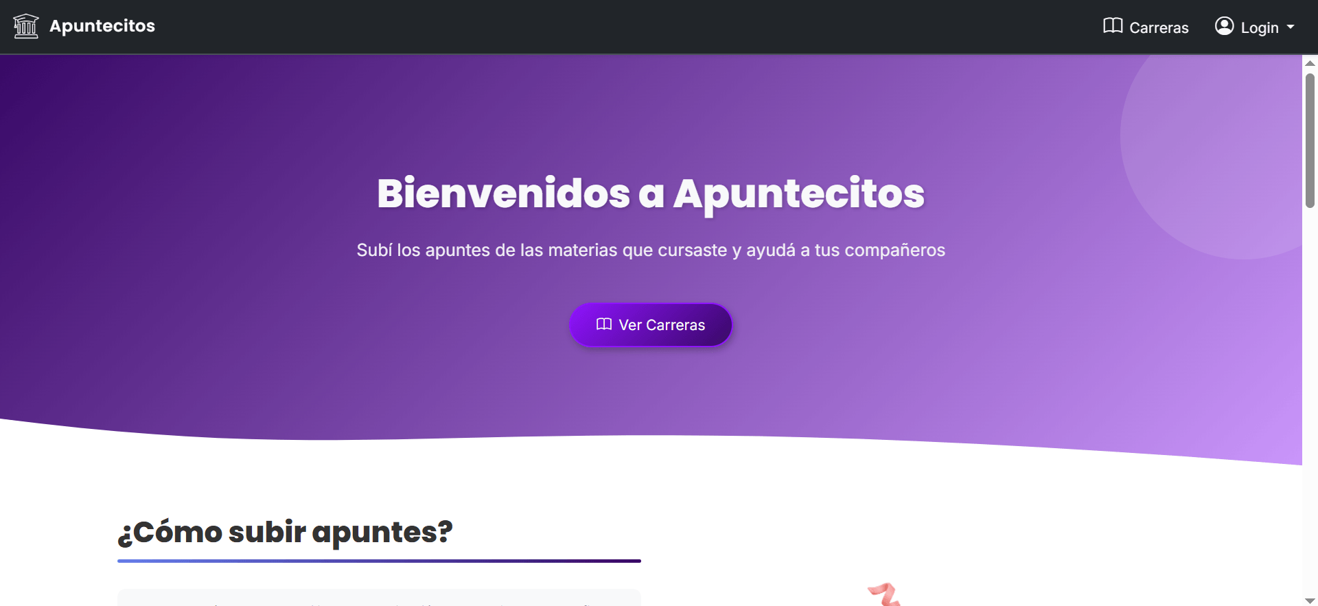 pagina para subir apuntes academicos